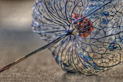 Close-up of fishing net