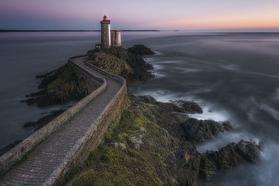 Sunset at the phare du petit minou.