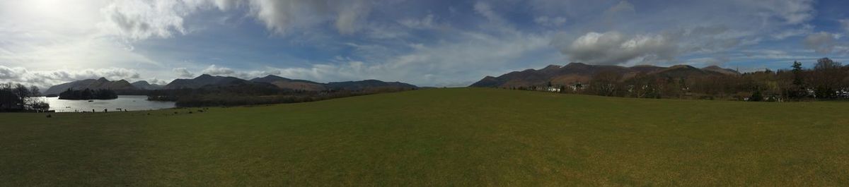 Panoramic view of landscape against sky