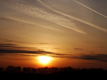 Scenic view of sunset