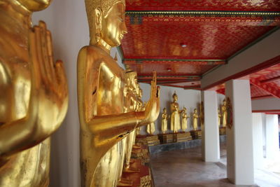 Buddha statues at temple