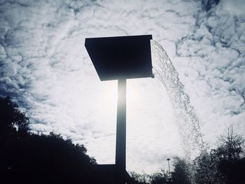 Low angle view of tree against sky