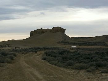 Road passing through mountains