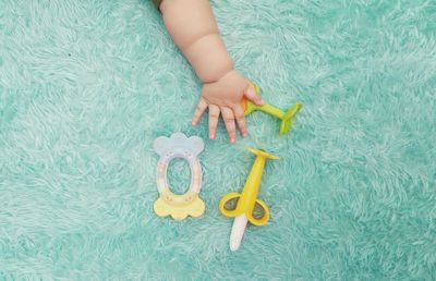 Cropped hand holding toy
