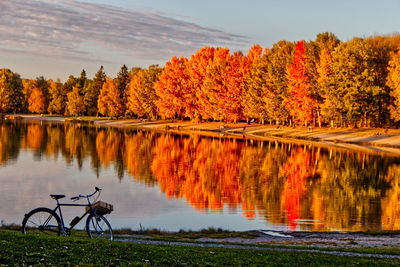 My bike at kuhsee in autumn 