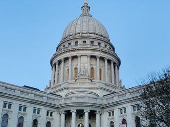 Low angle view of building against sky