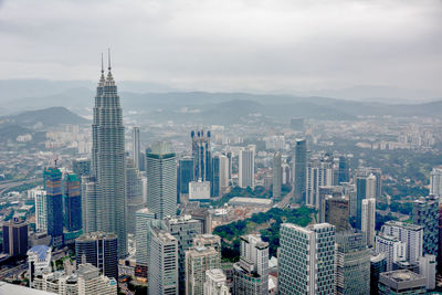 Aerial view of cityscape