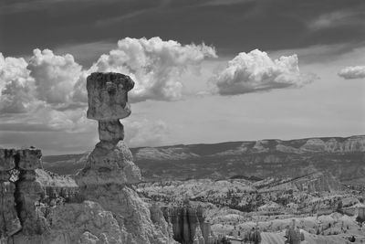 Idyllic view of bryce canyon national park against sky