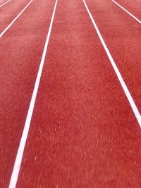 Full frame shot of running tracks