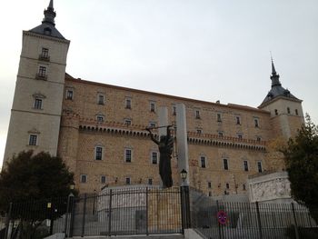 Low angle view of clock tower