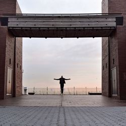 View of woman against sky