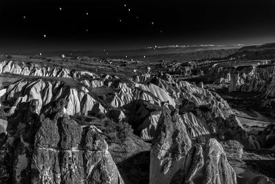 Rock formations at cappadocia