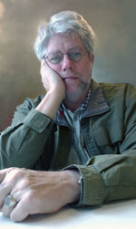 Bored older man waiting on a woman