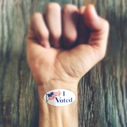 Close-up of cropped hand