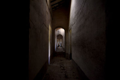 Corridor of old building