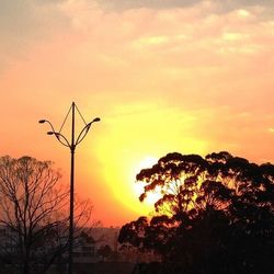 Scenic view of sunset sky