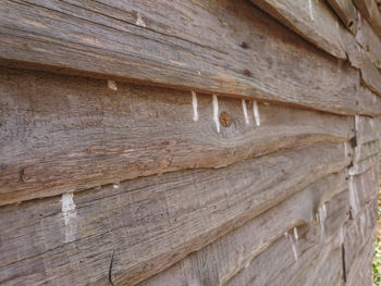 Full frame shot of wood