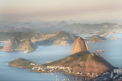 Scenic view of sugarloaf mountain against sky