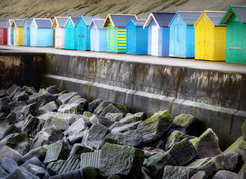 Sheringham beach huts