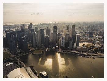 Aerial view of a city