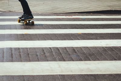 Man standing on road