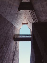 Low angle view of itaipu building, brazil