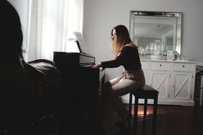 sitting