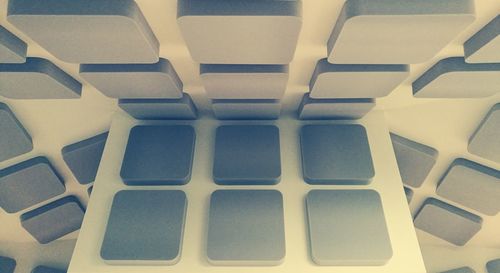 Full frame shot of row