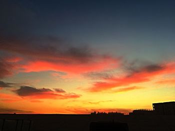 Scenic view of sky during sunset