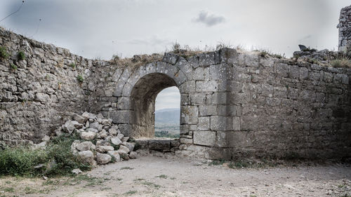 Old ruin of building