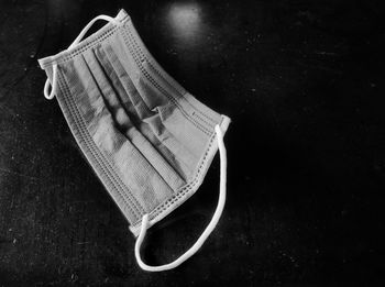High angle view of shoes on table