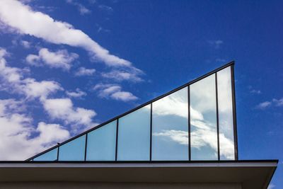 Low angle view of bridge against sky