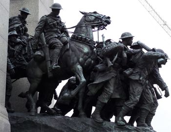 Low angle view of tree against sky