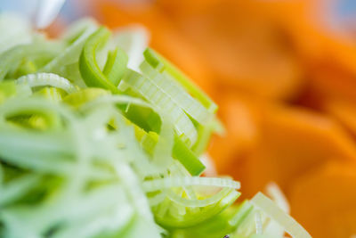 Close-up of vegetable on table