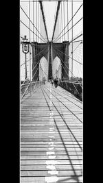 Bridge against clear sky