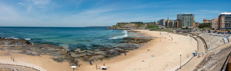 Panoramic view of sea against sky