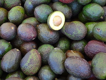 Full frame shot of fruits for sale at market stall