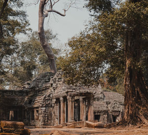 View of old ruin building