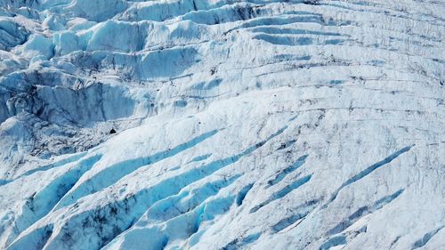 Full frame shot of snow covered landscape
