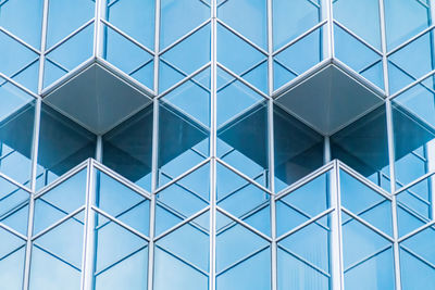 Full frame shot of glass building