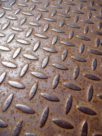 Full frame shot of tiled floor