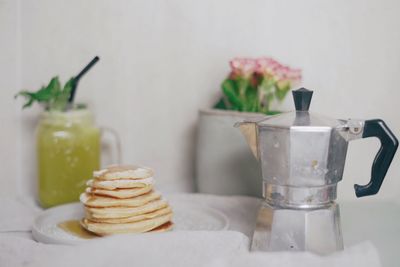 Close-up of drink on table