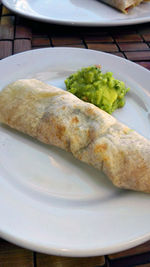 Close-up of food on table