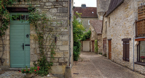 Street amidst buildings in town