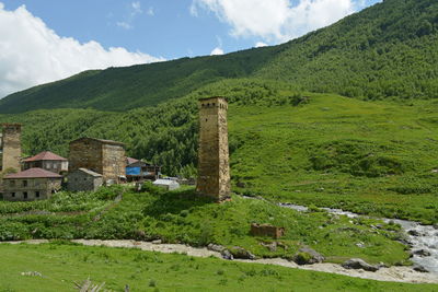 Ushguli is a community of four villages located at the head of the enguri gorge in svaneti