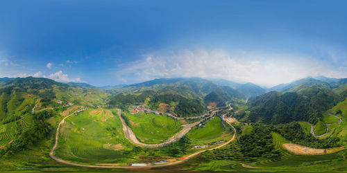 Scenic view of landscape against sky