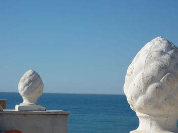 Statue against clear sky