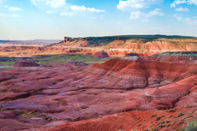 View of rock formations