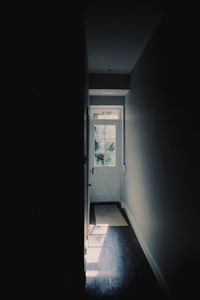 Open door of home