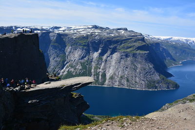 Panoramic view of landscape against sky